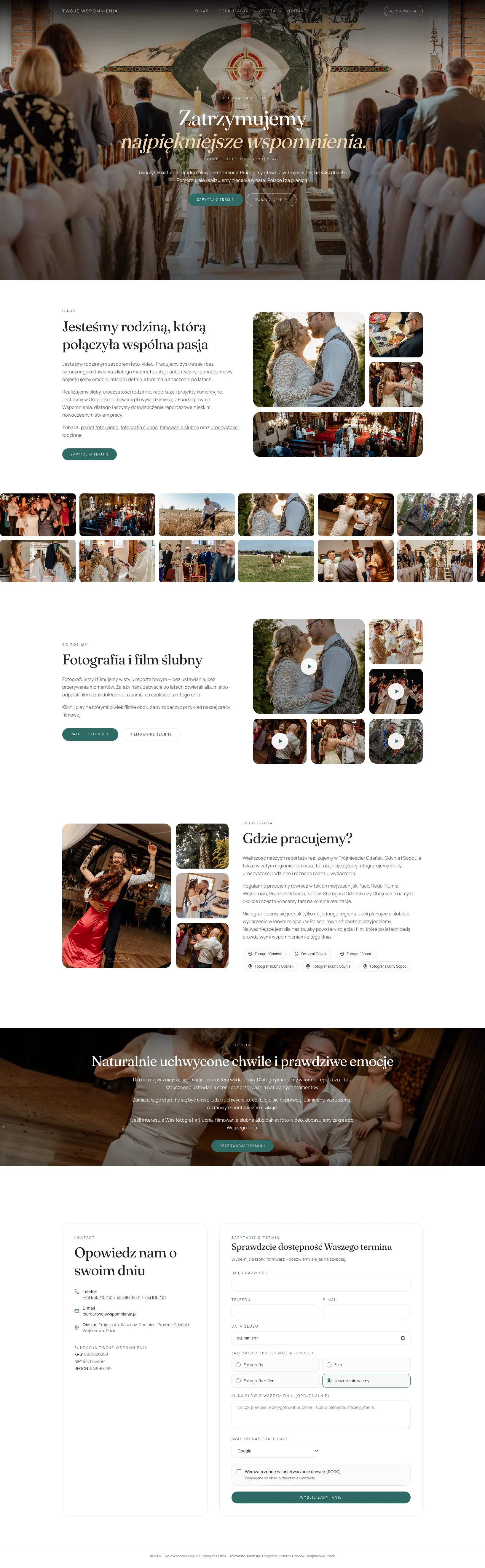 TwojeWspomnienia.pl — strona główna